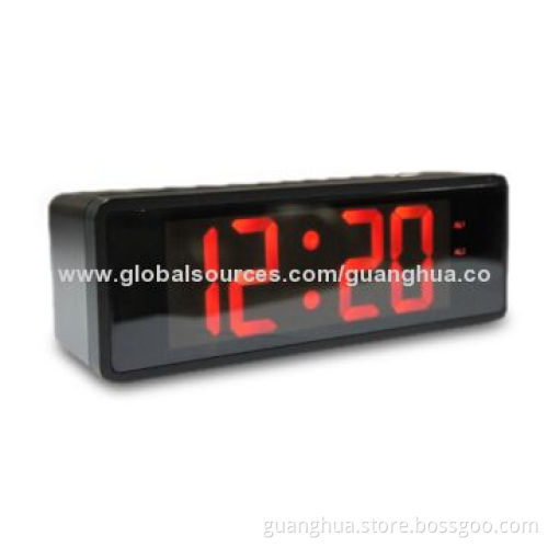 Latest novelty digital pretty LED alarm clock with color display, LED display
